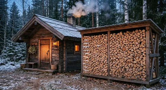 Укладка дров в Мытищах, улица Заречная, 37Б